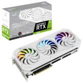 Placa video ASUS nVidia GeForce RTX 3090 ROG STRIX WHITE OC 24GB, GDDR6X, 384bit