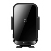 Suport auto Baseus Halo Electric Wireless charging, 15W, Black