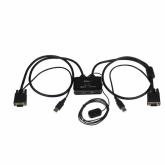 Switch KVM Startech SV211USB, 2x VGA, Black