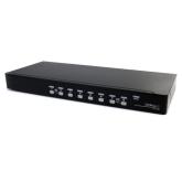 Switch KVM Startech SV831DUSBAU, 8x VGA, Black