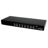 Switch KVM Startech SV831DVIU, 8x DVI-I, Black