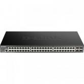 Switch DLink DGS-1250-52X, 48 porturi