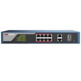 Switch Hikvision DS-3E1310P-E, 8 porturi, PoE