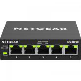 Switch Netgear 5PT GS305E-100PES, 5 porturi