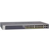 Switch Netgear S3300 GS728TXP, 24 Porturi, PoE