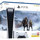 Consola Sony PlayStation 5, 825GB, White + Joc God of War Ragnarok