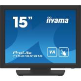 Monitor LED Touchscreen Iiyama T1531SR-B1S, 15inch, 1024x768, 18ms, Black