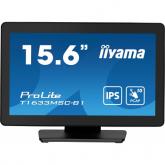 Monitor LED Touchscreen Iiyama T1633MSC-B1, 15.6inch,1920x1080, 5ms GTG, Black
