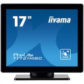 Monitor LED Touchscreen Iiyama ProLite T1721MSC-B2, 17inch, 1280x1024, 5ms, Black