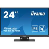 Monitor LED Touchscreen Iiyama ProLite T2454MSC-B2AG, 23.8 inch, 1920x1080 pixeli, 4 ms GTG, Black