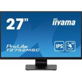 Monitor LED Touchscreen ProLite T2752MSC-B1AG, 27 inch, 1920x1080, 5 ms GTG, Black