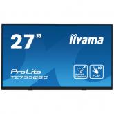 Monitor LED Touchscreen Iiyama ProLite T2755QSC-B1, 27inch, 2560x1440, 5ms GTG, Black