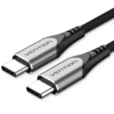Cablu de date Vention TADHG, USB-C male - USB-C mle, 1.5 m, Black