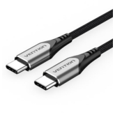Cablu de date Vention TADHH, USB-C male - USB-C male, 2 m, Black