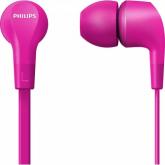 Casti cu microfon Philips TAE1105PK, 3.5mm jack, Pink