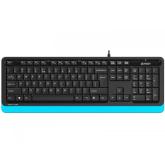 Tastatura A4Tech FStyler FK10, USB, Black-Blue