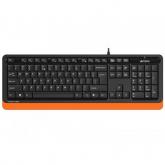 Tastatura A4Tech FStyler FK10, USB, Black-Orange