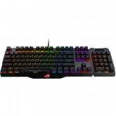 Tastatura Asus ROG Claymore Cherry MX Brown, RGB LED, USB, Black