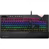 Tastatura Asus ROG Strix Flare Cherry MX Brown, RGB LED, USB, Black