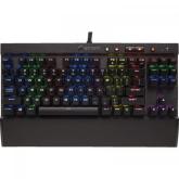 Tastatura Corsair K65 RGB LED RAPIDFIRE Cherry MX Speed, USB, Black