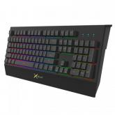 Tastatura Delux KM9037, RGB LED, USB, Black