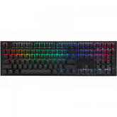 Tastatura Ducky One 2 Cherry MX Silver Mecanica, RGB LED, USB, Black-White