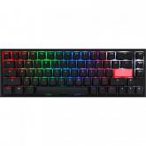 Tastatura Ducky One 2 SF Cherry MX Silent Red Mecanica, RGB LED, USB, Black-White