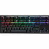 Tastatura Ducky One 2 TKL Cherry MX Silent Red Mecanica, RGB LED, USB, Black-White