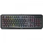 Tastatura Gamdias Hermes P3 Mecanica, RGB LED, USB, Black-Silver