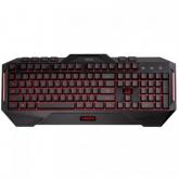 Tastatura Gaming ASUS Cerberus, LED Red-Blue, USB, Black