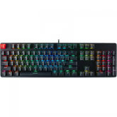 Tastatura Glorious PC Gaming Race GMMK Full-Size Gateron Brown Mecanica, RGB LED, USB, Black