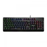 Tastatura Inter-Tech Nitrox, RGB LED, USB, Black