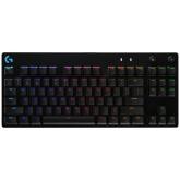 Tastatura Logitech G Pro, RGB LED, USB, Layout US, Black