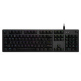 Tastatura Logitech G512 Carbon GX Brown Tactile Switch, RGB LED, Layout UK, Black