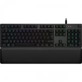 Tastatura Logitech G513 Carbon GX Red Linear Switch, RGB LED, USB, Layout US, Black