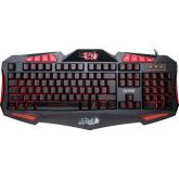 Tastatura Marvo K650, RGB LED, USB, Black-Red