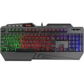 Tastatura Natec Fury Skyraider, RGB LED, USB, Black