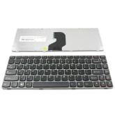 Tastatura Notebook Lenovo Ideapad Z450 US, Gray Frame, Black 25-010886 