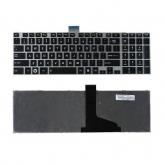 Tastatura Notebook Toshiba Satellite L850 US Gray Frame Black V130402AS1