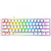 Tastatura Razer Huntsman Mini Mercury Edition Clicky Optical Switch ?Mecanica, RGB LED, USB, White