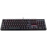 Tastatura Redragon Mitra Red LED, USB, Black