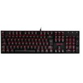 Tastatura Redragon Mitra, Red LED, USB, Black