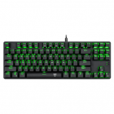 Tastatura T-Dagger Bora, Green/Blue LED, USB, Black