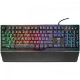 Tastatura Trust GXT 860 THURA, RGB LED, USB, Black