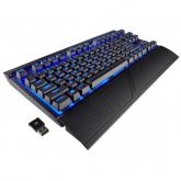 Tastatura Wireless Corsair K63 Blue LED Cherry MX Red, USB, Black