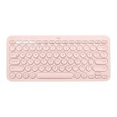 Tastatura Wireless Logitech K380, Bluetooth, Layout US, Rose