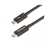 Cablu de date Startech TBLT4MM1M, USB-C male - USB-C male, 1m, Black