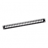 Patch Panel TRENDnet TC-KP24, 19inch, 1U, 24 porturi, Cat6, Keystone, Black