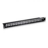 Patch Panel TRENDnet TC-KP24S, 19inch, 24 porturi, Black