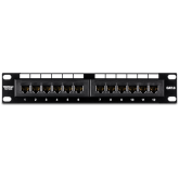 Patch Panel TRENDnet TC-P12C6, 10inch, 1U, 12 porturi, Cat6, UTP, Black